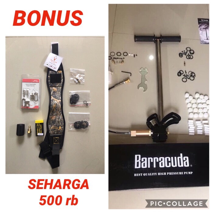 POMPA PCP MURAH BARRACUDA ORIGINAL BANYAK BONUSNYA