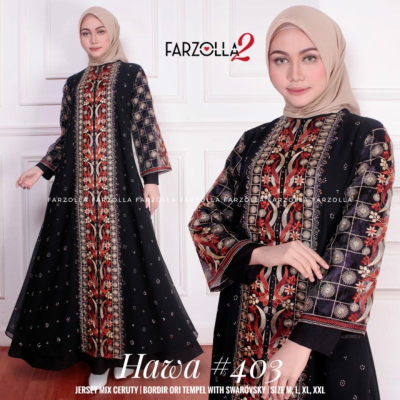 hawa 403 Gamis Abaya Dress Farzolla2