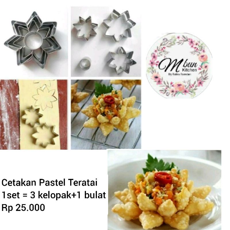 Cetakan Pastel Teratai