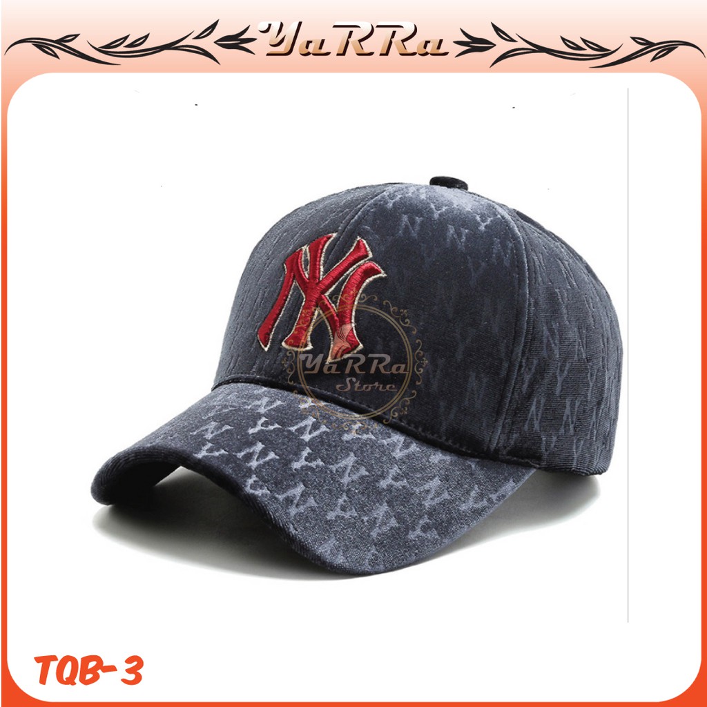 TOPI PRIA BASEBALL NY FASHION WANITA MOTIF HURUF AKSESORIS KEPALA KUALITAS PREMIUM IMPORT TQB