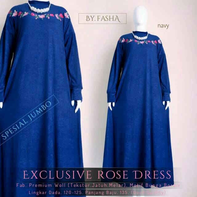 Exclusive Rose Dress by Fasha