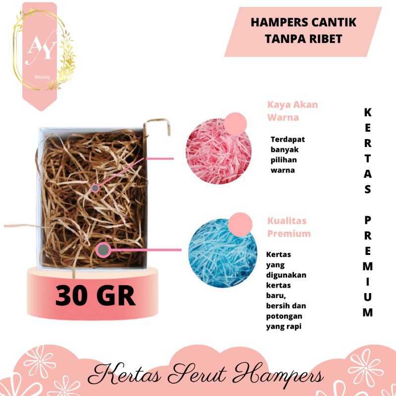 

KERTAS SERUT / SHREDDED PAPER / KERTAS CACAH / KERTAS POTONG / PAPER SHREDDED / HAMPERS / GIFT BOX