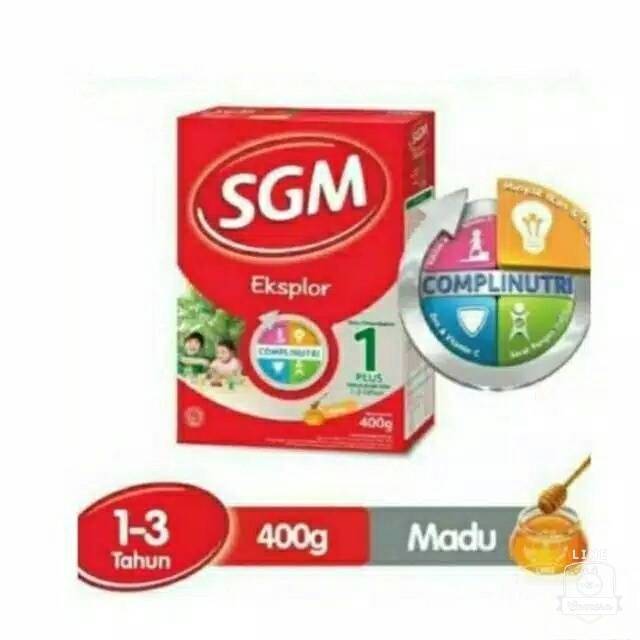 [400 gram] SGM Eksplor 1 plus (1+) (1-3y) susu batita formula TERMURAH - sgm 008