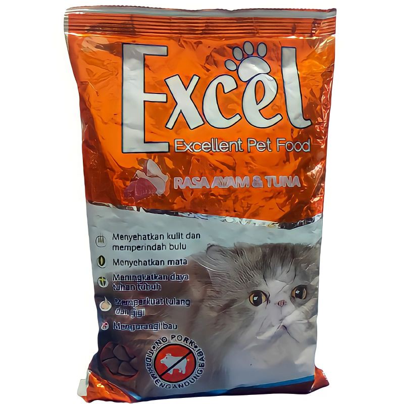 Excel Cat Food 500Gram Tuna Makanan Kucing