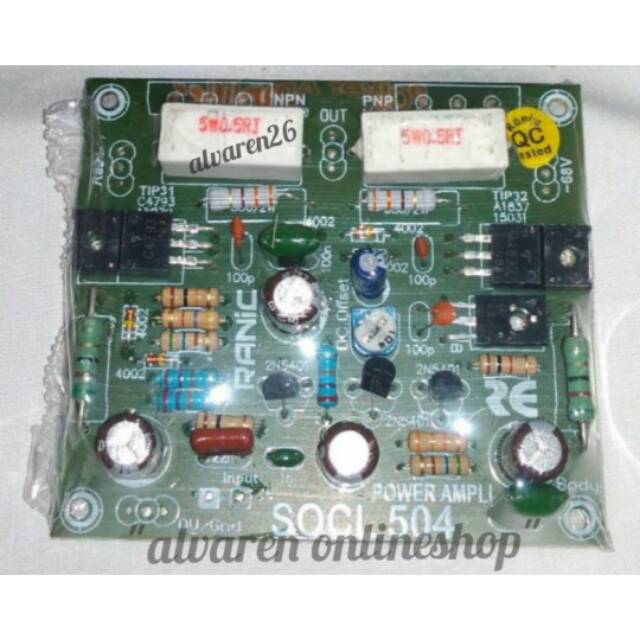 Kit Driver Power Amplifier SOCL 504 Mono 500W - GAYATRI