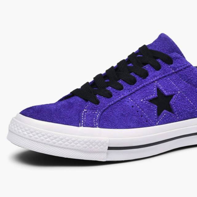 one star purple converse