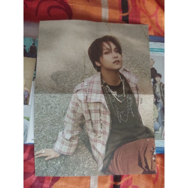 FOLDED POSTER NCT DREAM HOT SAUCE HAECHAN CHILLING