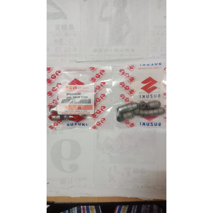 Sil Valve Seal Klep Suzuki Ertiga Apv Carry Futura Original 1 set