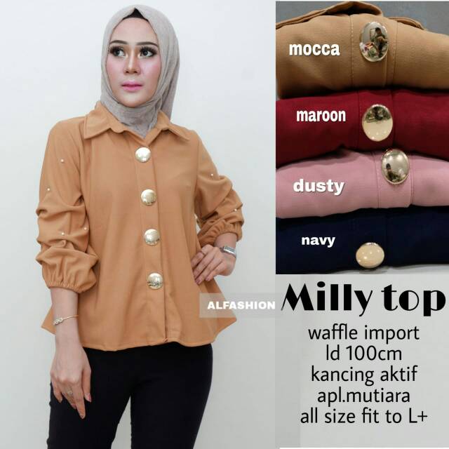 Milly top ori alfashion