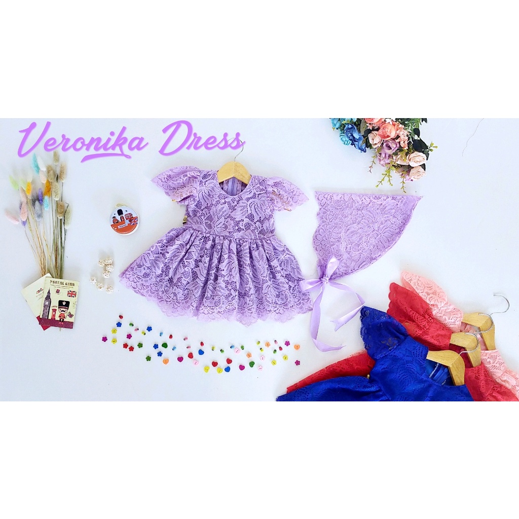 Dress Veronika Anak Unik/Gaun Anak/Dress Anak