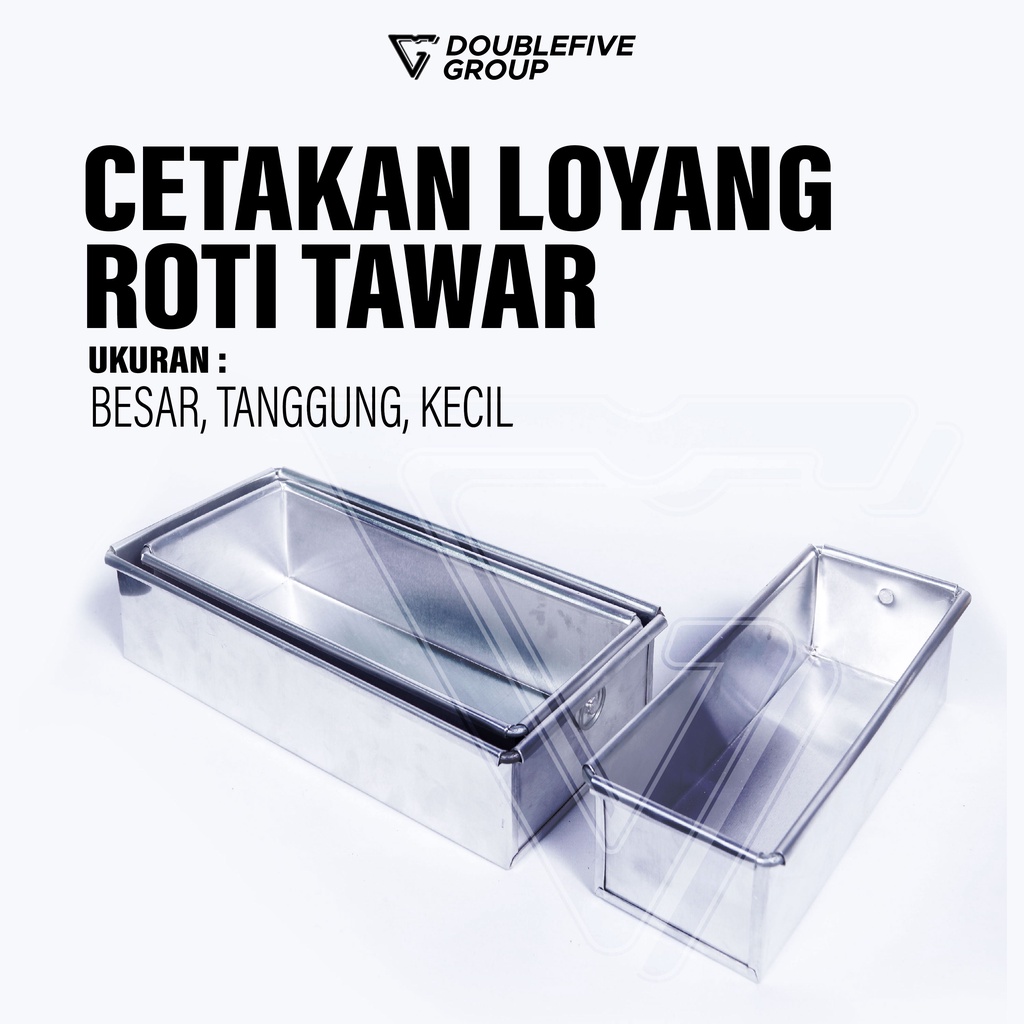 Loyang Roti Tawar Anti Lengket Tebal Loyang Roti Sisir Cetakan Kue Kotak