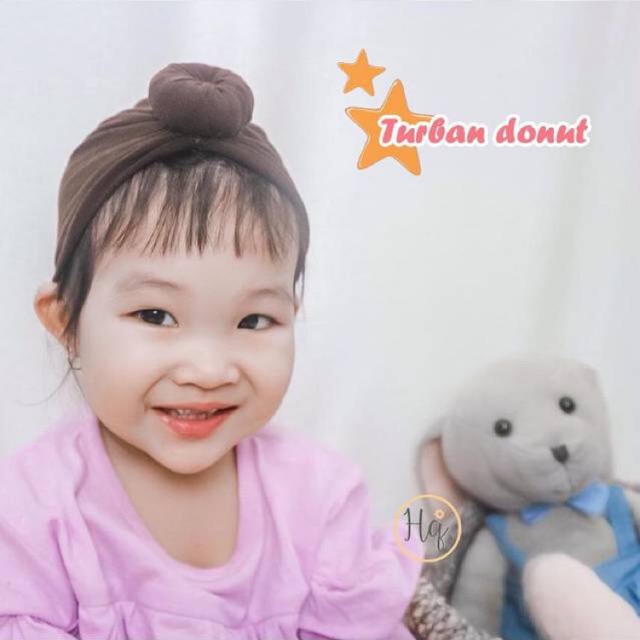 Turban Donat / Turban anak dan bayi donat usia 0-3 th all size  BY HQ