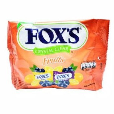 

PERMEN FOX'S CRYSTAL CLEAR FRUITS 24 PACK CANDY FOX FOXS