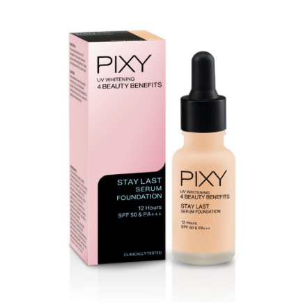 PIXY UV Whitening Stay Last Serum Foundation