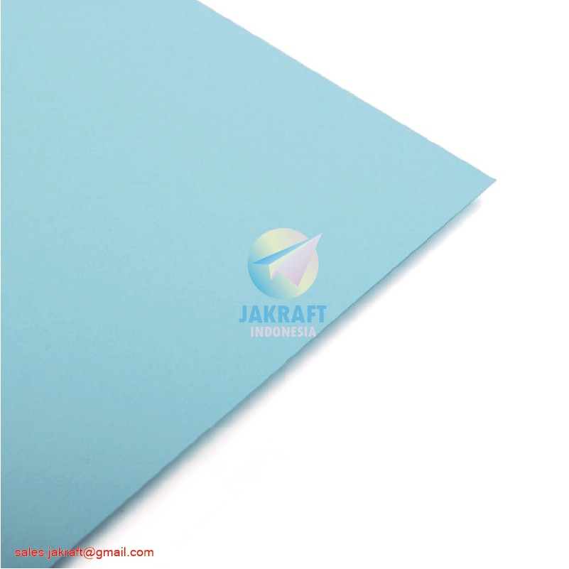 

(50 Lembar) Kertas Karton HVS Kartu TIK Tebal F4 200 Gram Gsm Warna Biru Blue