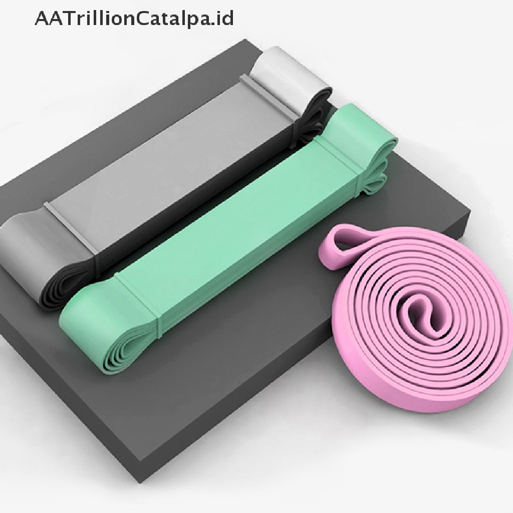 Aatrillioncatalpa Resistance Band Karet Elastis 2080mm Untuk Pull Up Power Resistance Band Fitness