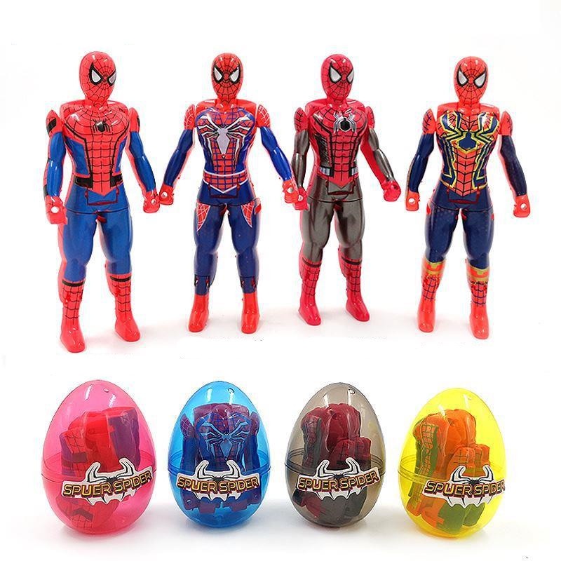 2022 Mainan Action Figure Spiderman Berubah Bentuk Untuk Koleksi / Hadiah Anak