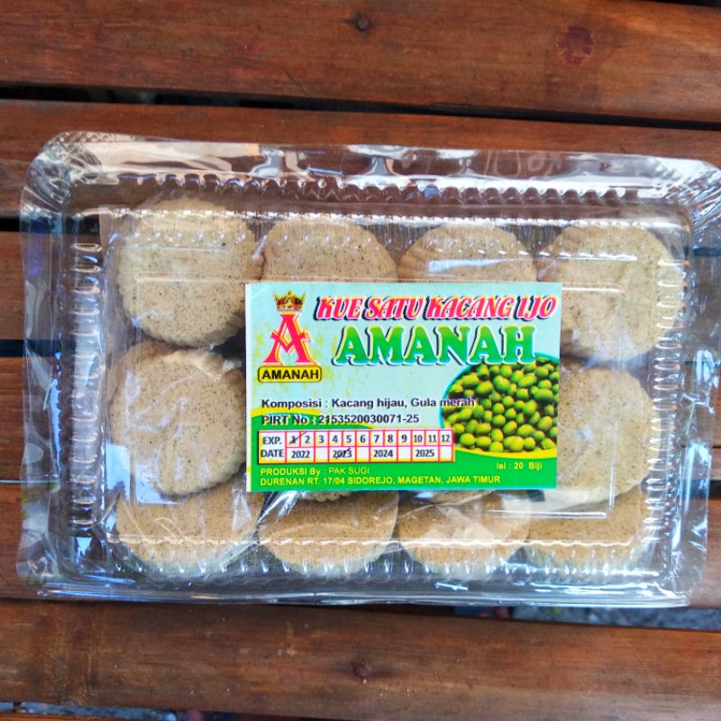 

Kue Satu Kacang Hijau & Ketan AMANAH