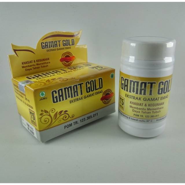 Kapsul ekstrak gamat emas 75 kapsul