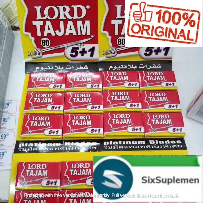 Silet LORD TAJAM Premium 1 renteng