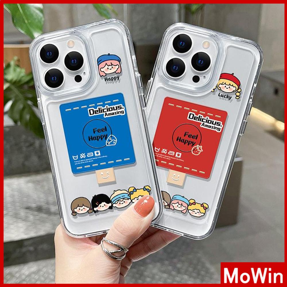 iPhone Case HD Acrylic Hard Case High Clear Metal Button Protection Camera Shockproof Cartoon Cute Compatible with iPhone 14 Pro Max 14 Plus 13 Pro Max 12 Pro Max 11 XR 7Plus