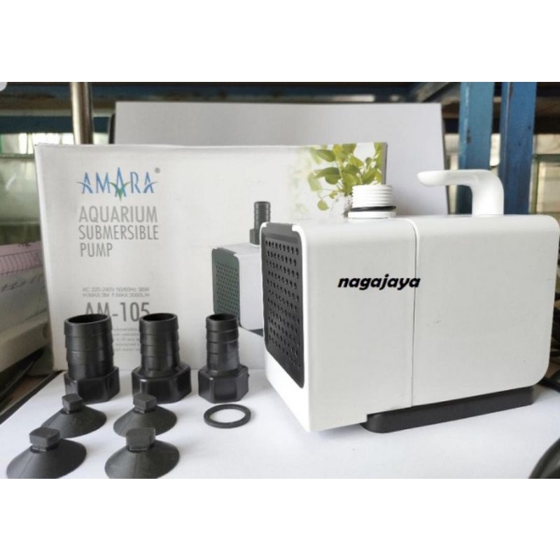 Pompa celup aquarium Amara AM 105 filter air aquarium pompa filter aquarium amara am 105