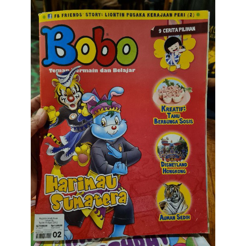 MAJALAH BOBO TAHUN 2012