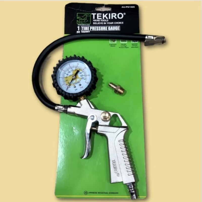 Tahan Lama Tekiro Tyre Inflator Preasure Gauge 3 In 1 Isi Angin Ban Mobil Motor Tyre Gauge Termurah