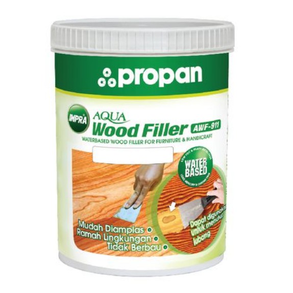 Jual PROPAN Aqua Wood Filler AWF911 / Dempul Kayu Waterbased / 1Kg