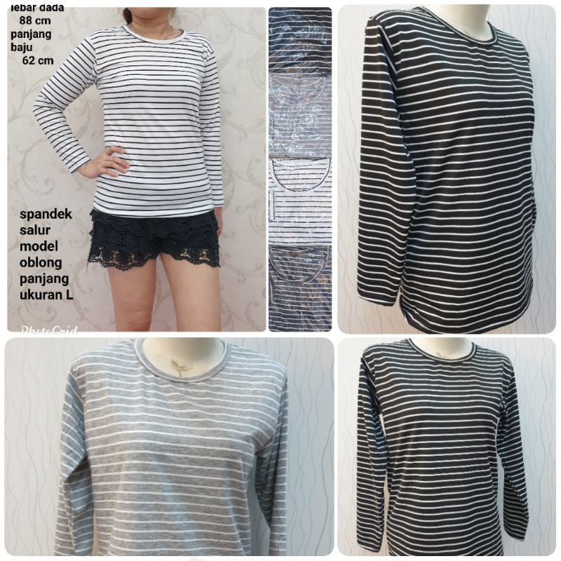 promo!!! spandek salur L tgn panjang dewasa