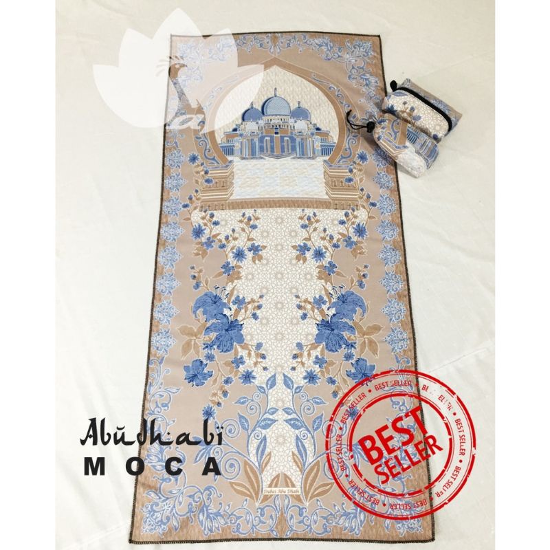 sajadah traveling abudhabi/sajadah travel geratis pouch/sajadah travelling terima sablon