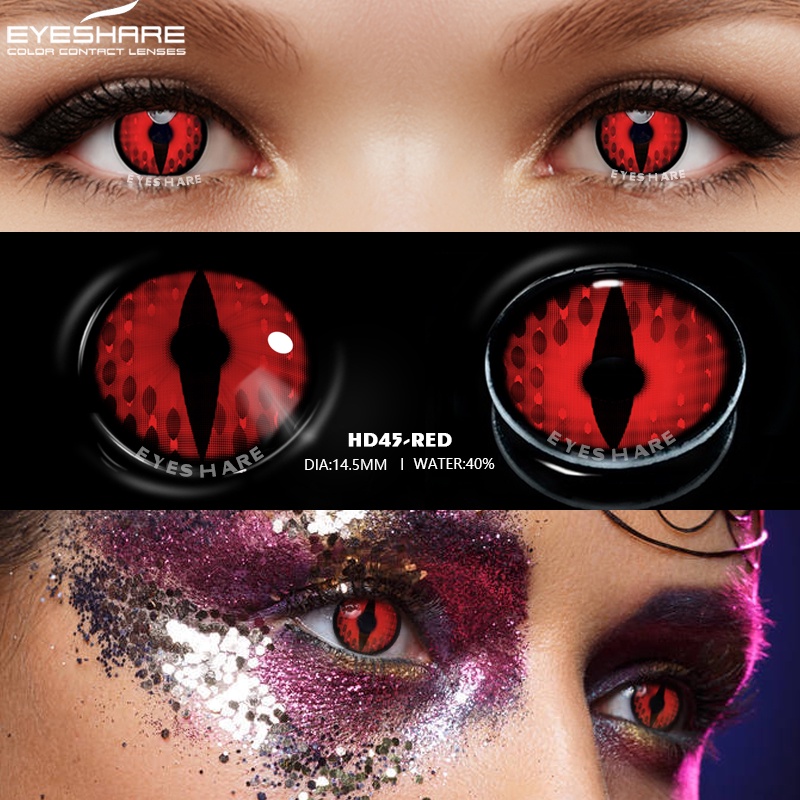 [✅COD] Softlens cosplay manga anime Naruto halloween Lensa Kontak DIA 14.5MM