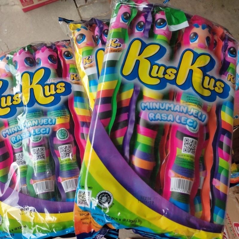 KusKus minuman jelly rasa leci isi 10pcs