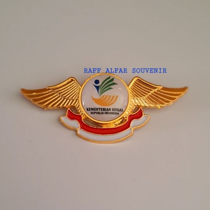 PIN KEMENSOS MODEL WING PIN KEMENTERIAN SOSIAL