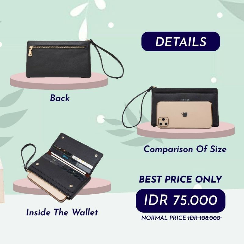 Aira Gabby Amanda Aurelia wallet jimshoney original dompet wanita import murah realpic cod ayra