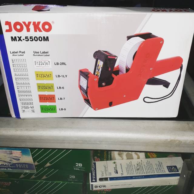 

Alat Label Harga 1 baris 8 digits/Labeller Joyko MX-5500M