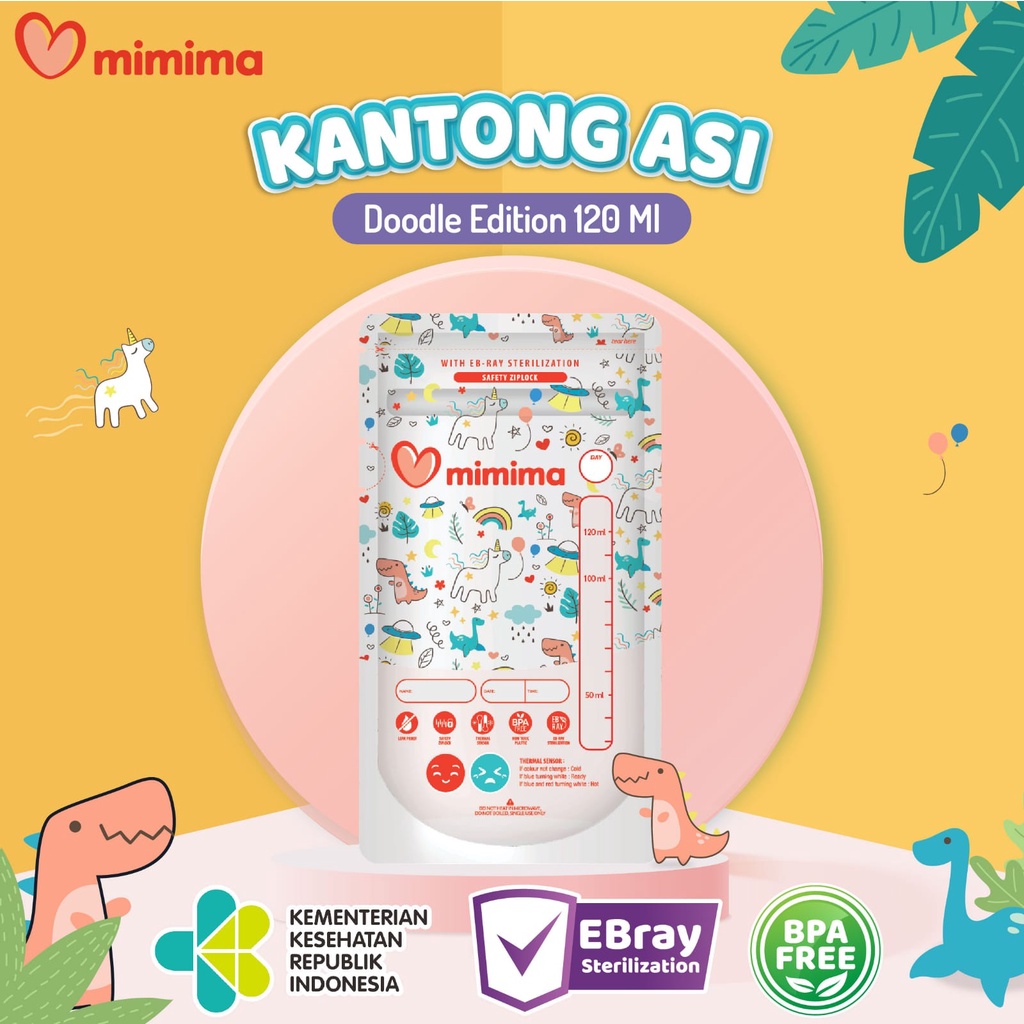 MIMIMA KANTONG ASI 120ML ISI 30 / KANTONG ASI