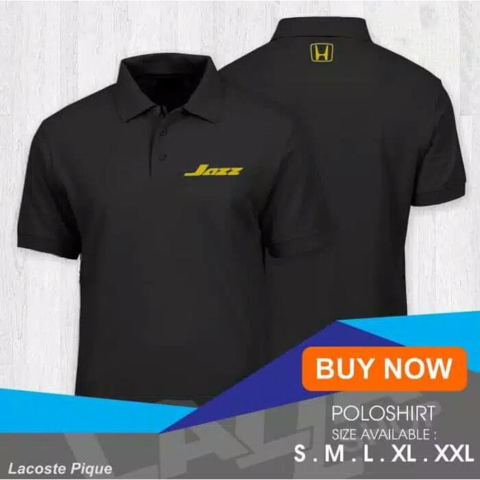 Kaos Kerah Poloshirt honda jazz / kaos kerah mobil honda jazz
