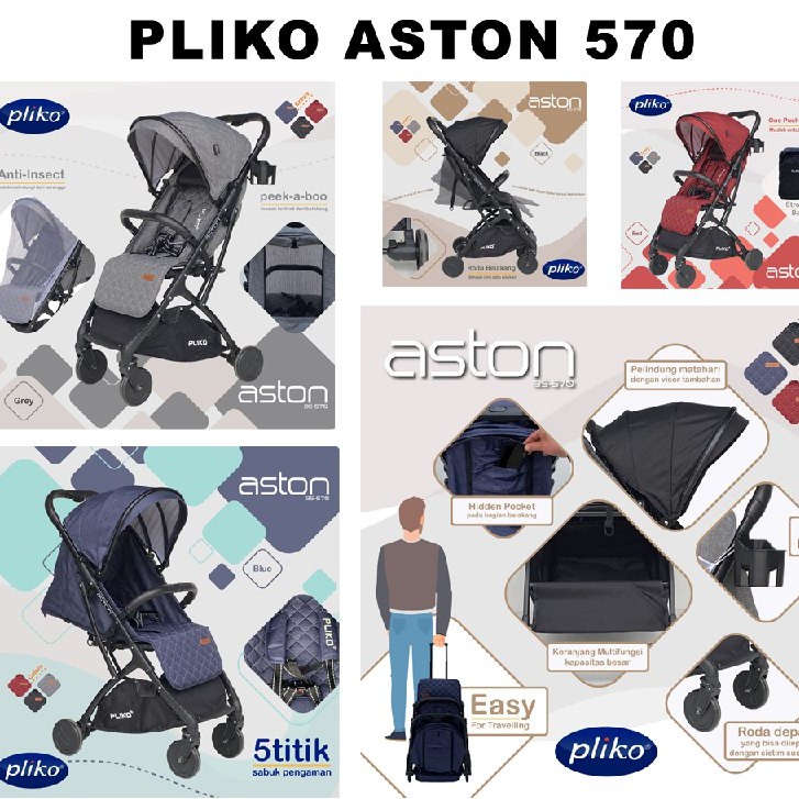 STROLLER PLIKO 570 ASTON/KERETA DORONG