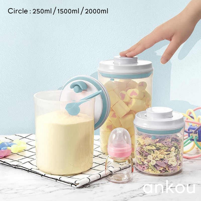 Ankou - Toples Air Tight Round 250ml / 2000ml / 1500ml