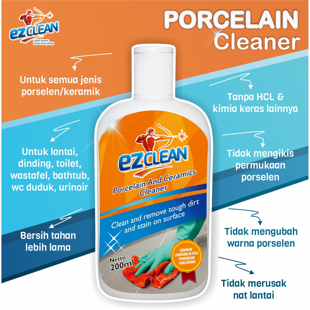 Ezclean Porcelain And Ceramic Cleaner Pembersih Kloset Pembersih Toilet