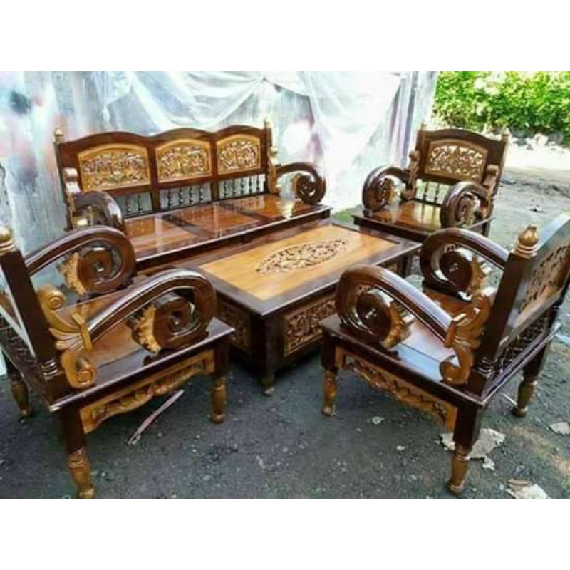 kursi tamu arimbi ukir jati/kursi ruang tamu.