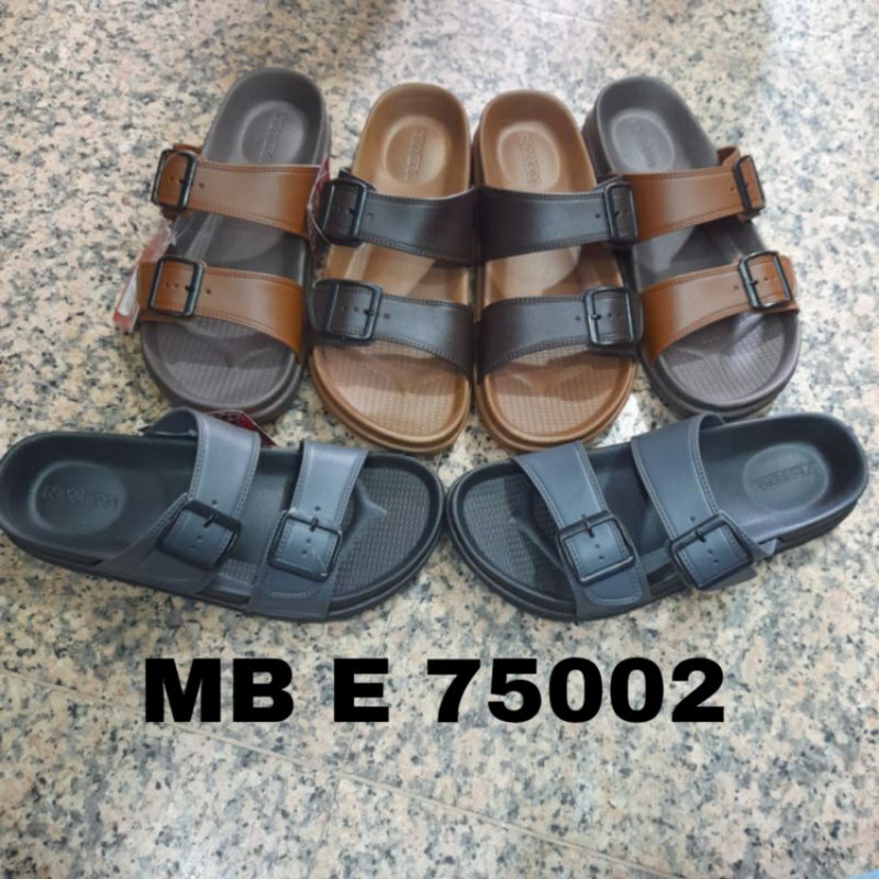 New Era MB E 5002 dan 75002 Sandal Pria Karet Slop Dewasa Slide Sendal Selop Distro Cowok Laki-laki Laki Ringan Nyaman Dipakai Murah Kekinian