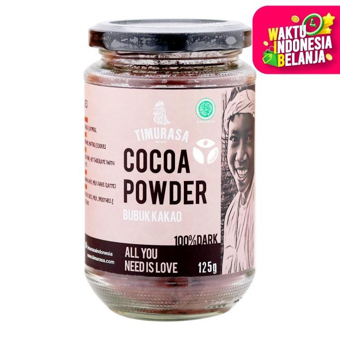 

TERPERCAYA TIMURASA - DARK COCOA POWDER 125GR - COKELAT BUBUK - COKELAT MURNI TERLARIS