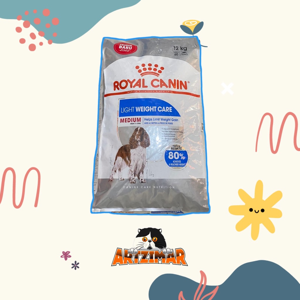 Royal Canin Dog Medium Light Weight Care 12kg makanan anjing