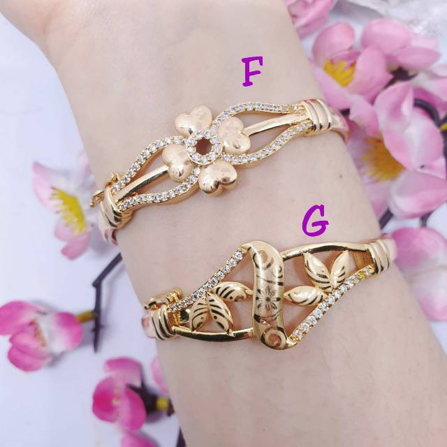 Gelang Bangle xuping lapis mas uk 6cm ♡DAINI♡