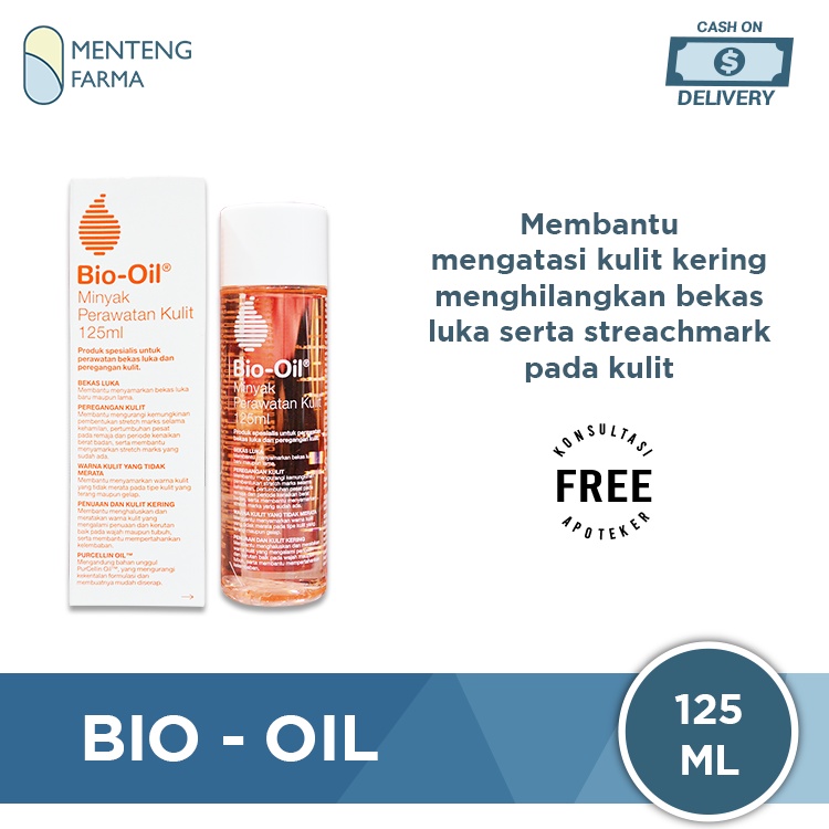 Bio Oil (Penghilang Bekas Luka &amp; Streachmark) 125 mL