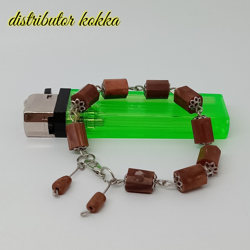 ( SUPER MURAH ) Gelang Kokka kaukah kaokah fukakah koka paryasi rantai coklat