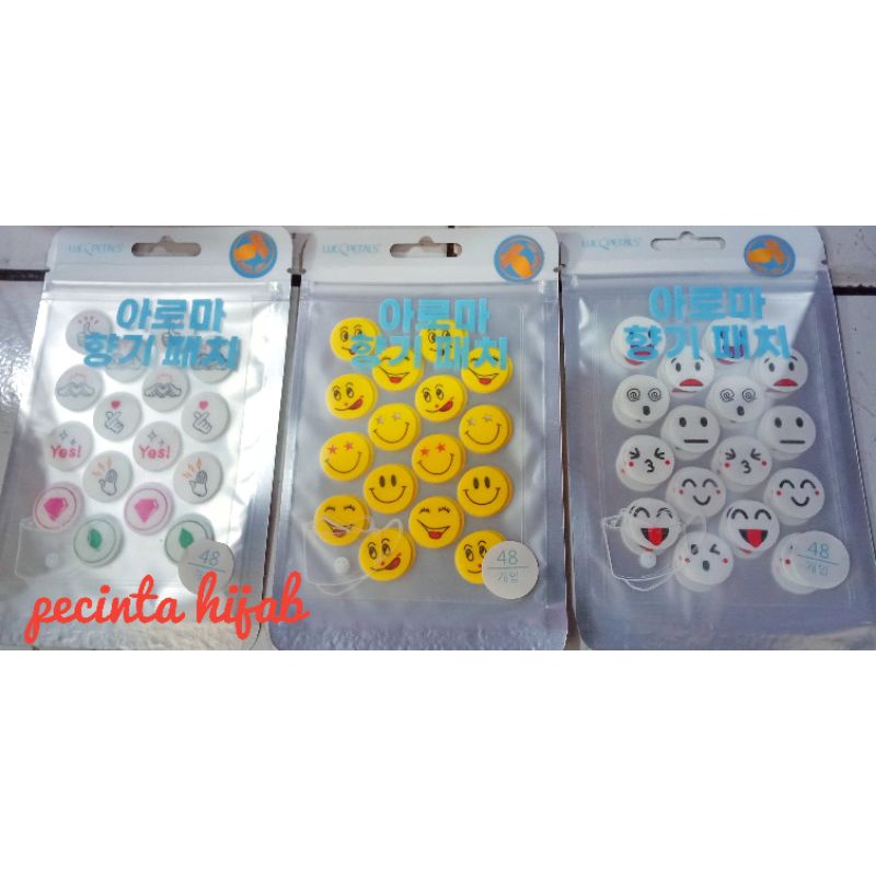 mask patch tempelan masker aroma karakter isi 48