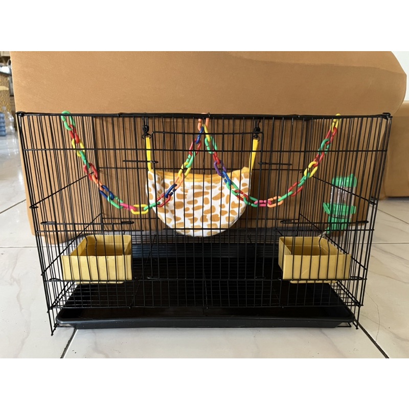 Jual Kandang Sugar Glider Tupai Fullset Size M Shopee Indonesia